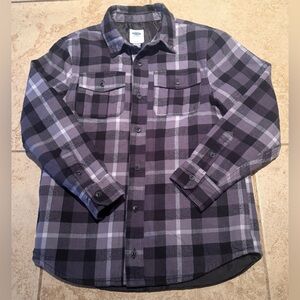 Old Navy Flannel Pocket Lined Shirt Jacket
